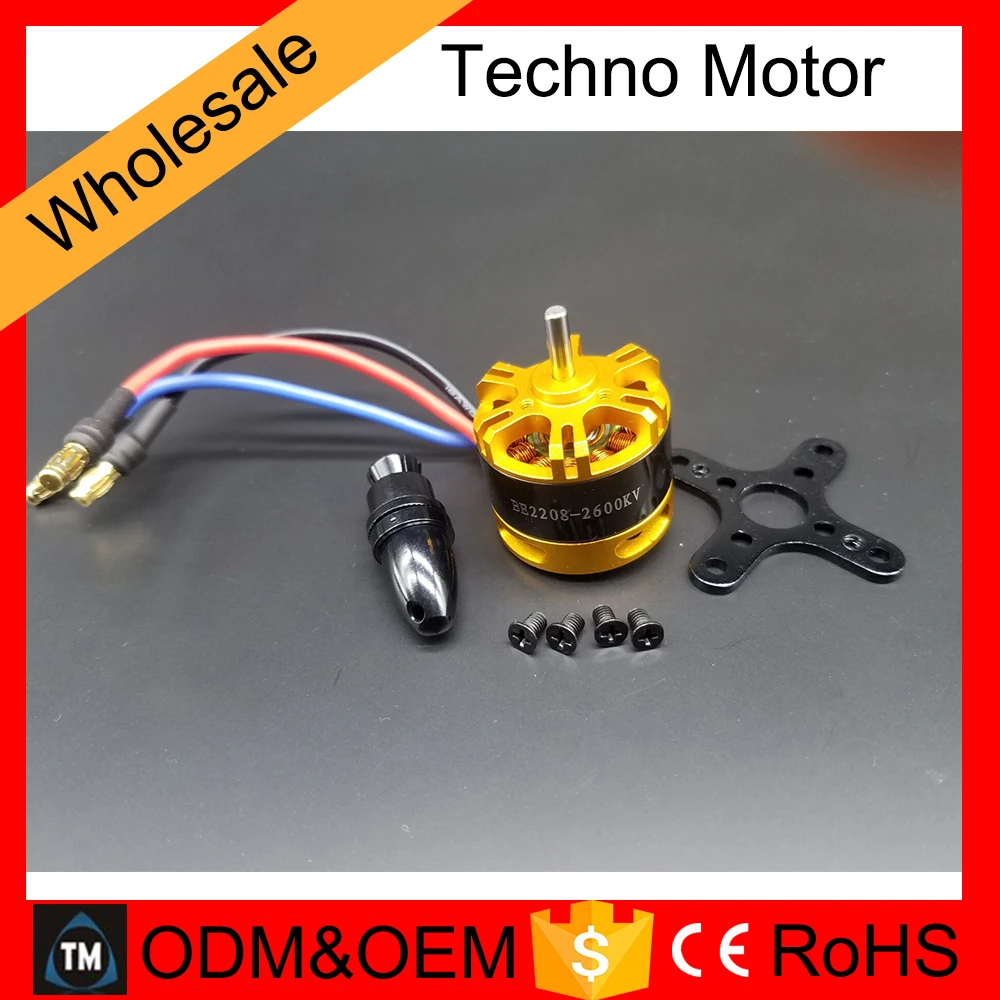 DYS BE2208 1400KV Long Shaft Brushless Motor For Mini Multicopters RC