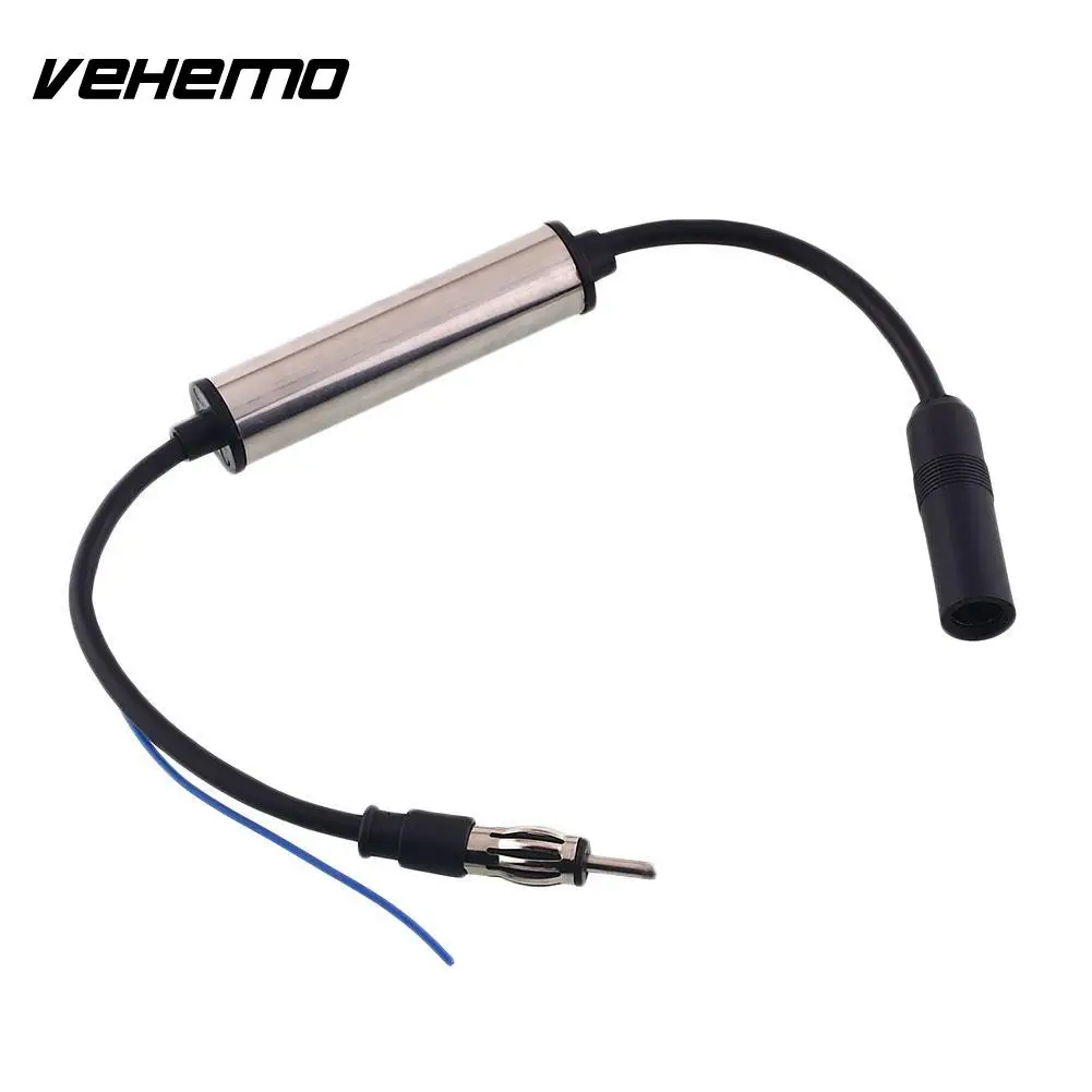 

Vehemo Car-styling Car Stereo Radio Antenna FM Signal Amplifier inline Booster DVD player Aerial