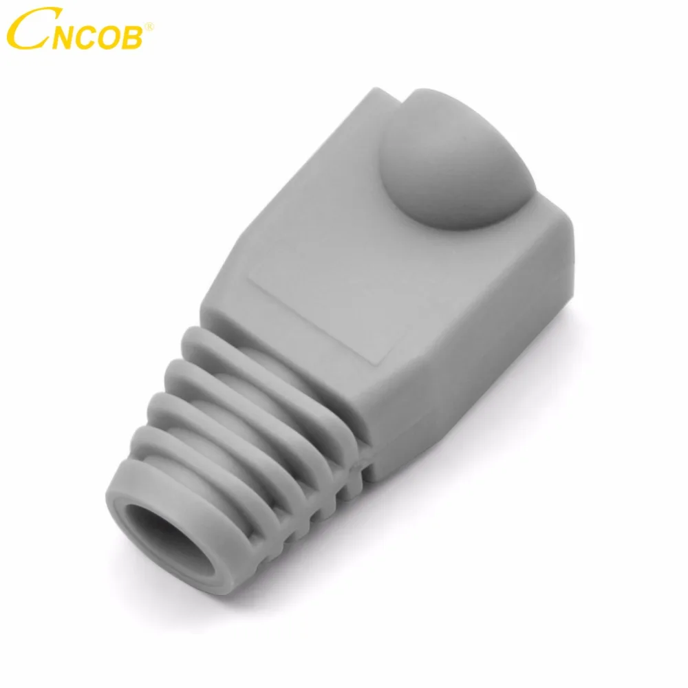 

CNCOB rj45 крышка оболочка разъема cat5e cat6 разноцветный ТПУ сапоги защитный рукав сетевые разъемы ethernet части 6,0 мм