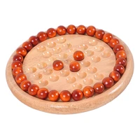 Luban Lock Puzzle Brain Teaser Grownups Toy Labyrinth and Noble Chess Peg Solitaire Game Wooden Puzzles For Children Adults Gift 1