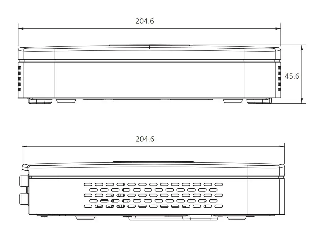 Dahua NVR NVR2104-4KS2 NVR2108-4KS2 4/8 Channel Smart 1U Lite 4K H.265 Network Video Recorder