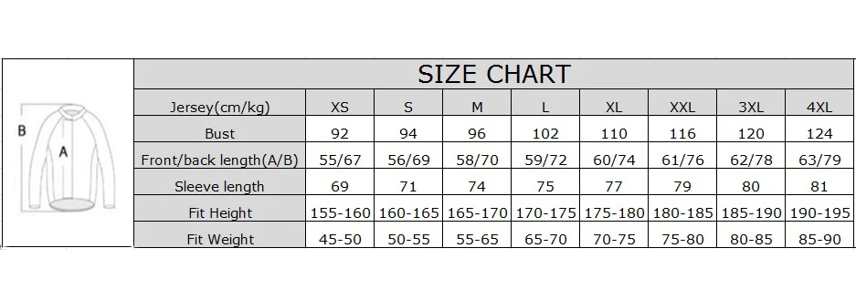 Men long Jersey