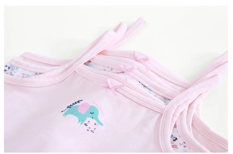 Kids Girls Boxed Underwear Camisoles Tops 4-1