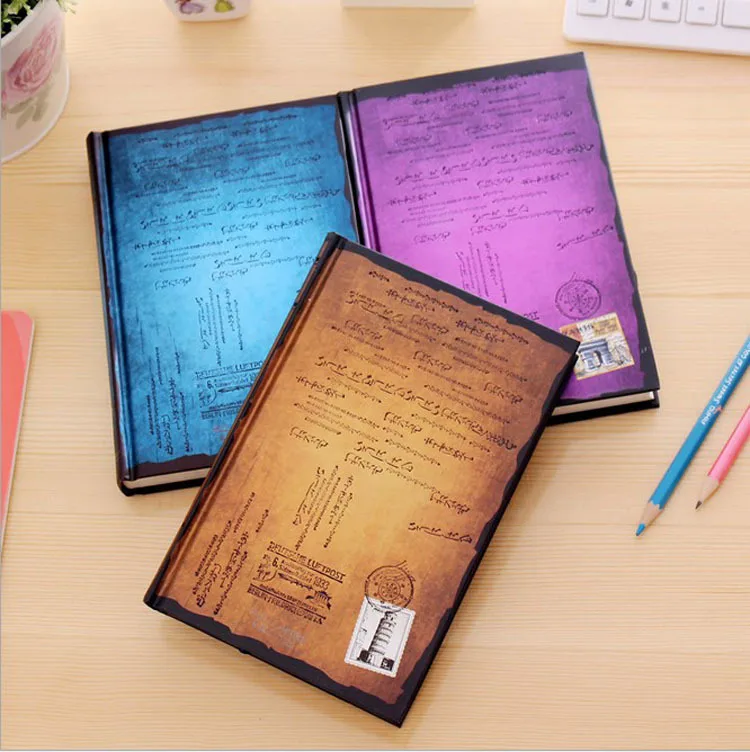 

Retro Style hard-faced notebook meeting minutes thick notebook