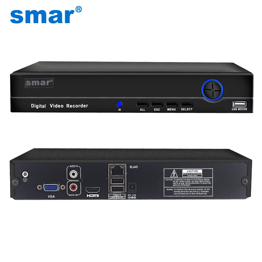  Smar Super HD 25CH 5MP CCTV NVR H.265/H.264 32 Canali 1080P 8CH 4K Registratore Video di Rete con 1
