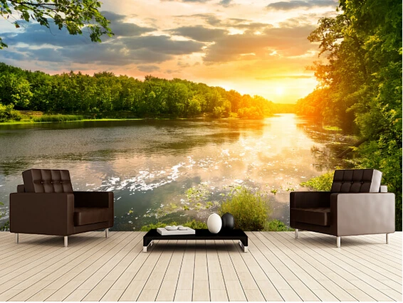 US $14.95 50% OFF|Benutzerdefinierte Tapete Landschaft, Fluss Sonnenuntergang, 3D Foto Tapeten Wandbilder für Wohnzimmer Schlafzimmer TV Wand ... US $14.95 50% OFF|Benutzerdefinierte Tapete Landschaft, Fluss Sonnenuntergang, 3D Foto Tapeten Wandbilder für Wohnzimmer Schlafzimmer TV Wand ...