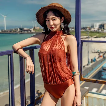 

Sexy Swimming Suit For Women Swimsuit Closed Female Separate Woman Trikinis 2019 Trikini Fused New Moves Backless Solid