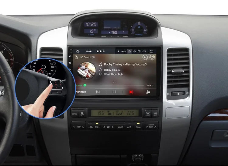 Flash Deal Isudar 1 Din Android 9 DVD Auto Radio For Toyota/Prado 120 2004-2009 Car Multimedia Player Octa Core RAM 4G ROM 64GB GPS DVR DSP 19