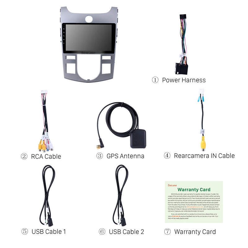 Excellent Seicane 2Din Android 6.0/7.1/8.1 9" Car Radio GPS Multimedia Player Head Unit For KIA Forte(AT) 2008 2009 2010 2011 2012 3 Excellent Seicane 2Din Android 6.0/7.1/8.1 9" Car Radio GPS Multimedia Player Head Unit For KIA Forte(AT) 2008 2009 2010 2011 2012 3