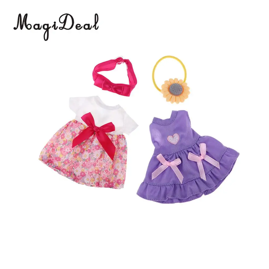 2pcs Handmade Fashion Dress Clothes Accessories for 25cm Mellchan Girl Dolls Accessories