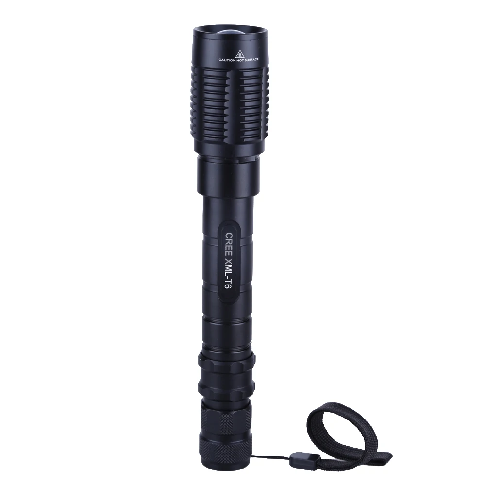 4000 Lumen Zoomable XML T6 LED 18650 Flashlight Focus Torch Lamp