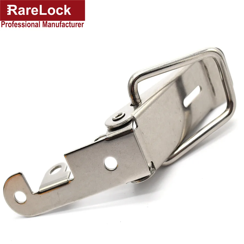 Stainless Spring Loaded Toggle Latch Catch Hasp Lock for Chests Cases