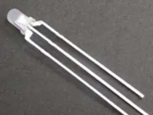 

transparent 02-18 f3 3mm LED Red+Green light emitting diode 100 pcs/lot common negative feet