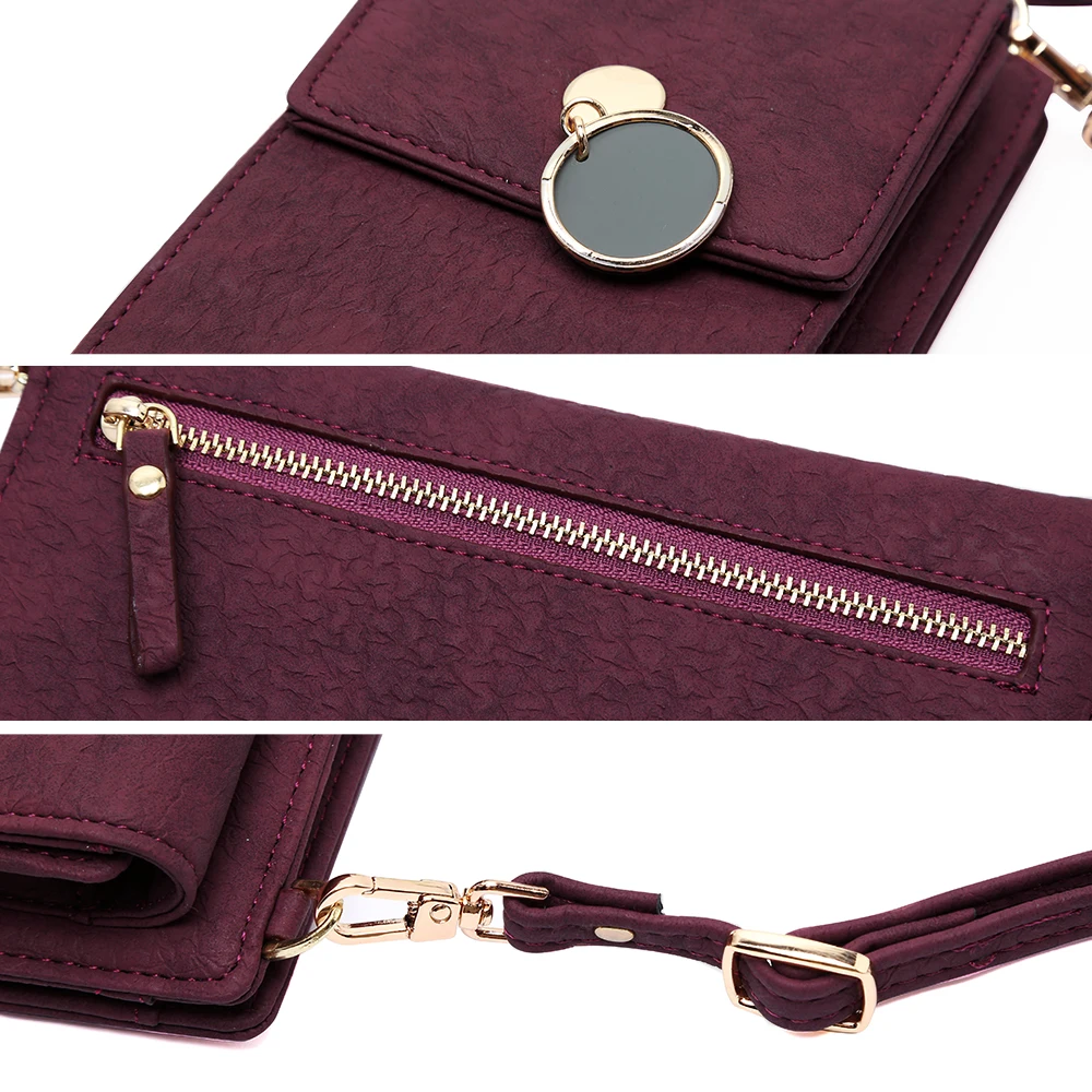 Latest Women Leather Shoulder Wallet Phone bag Case Female Multifunction Coin Change Passport Purse Card Holder Clutch For Girls Latest Women Leather Shoulder Wallet Phone bag Case Female Multifunction Coin Change Passport Purse Card Holder Clutch For Girls