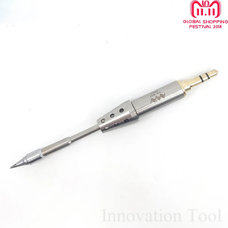 

Original TS B02 D25 Soldering Iron Tip Replacement Solder Bit for TS80 Mini USB Digital Soldering Iron Lead Free 3.5mm Jack