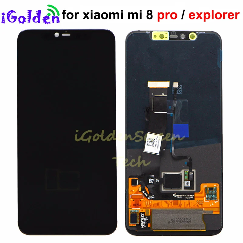 

6.21'' For Xiaomi Mi 8 pro LCD Display Touch Screen Digitizer Assembly Replacement mi 8 explorer Screen Replacement
