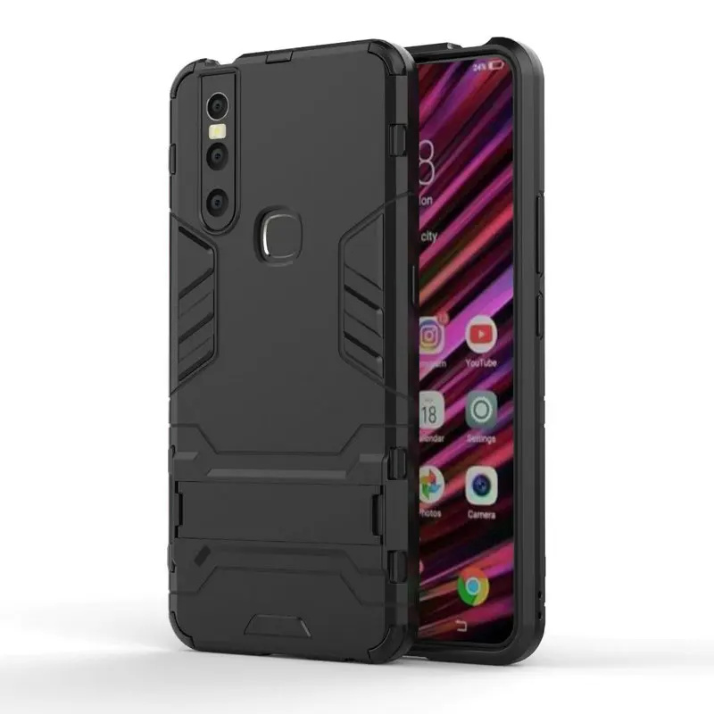 For vivo V15 3D Combo Armor Case for vivo V15 for vivo V15 Pro Shockproof Phone Back cover Case Fundas Coque Etui>