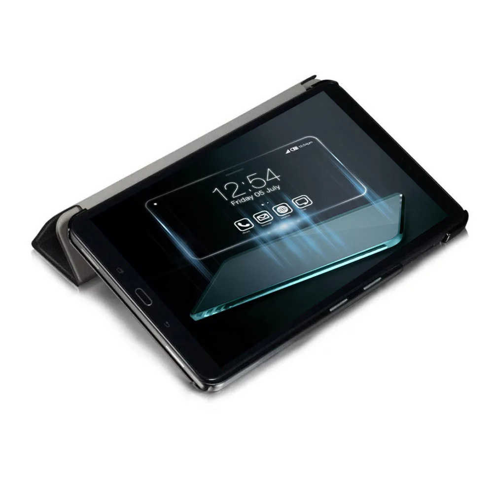 Magro Magnético Folding Flip pu Couro Smart Cover para Samsung Galaxy Tab a6 10.1 s Pen Tablet Carteira Estojo de Livro Sm-p580 P585 - Imagem 6