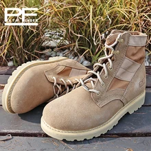 Pathfinder New America Army Men s Botas Desert Outdoor Hiking leather Botas Military Enthusiasts Marine Male