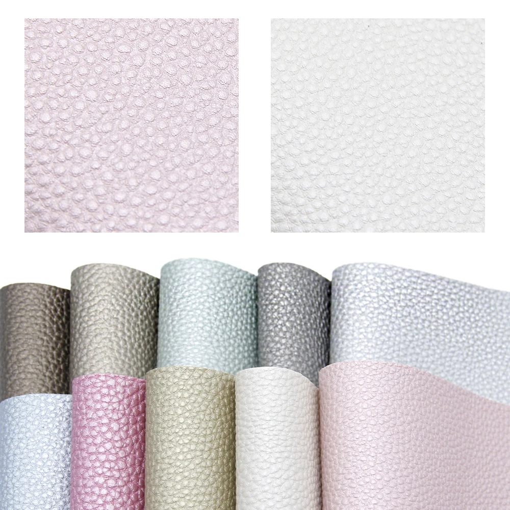 

10Pcs/Set 20*34cm Plain Colored Litchi Faux Synthetic Leather Set,DIY handmade materials For Hair Bow Bags Phone Case,1Yc7308