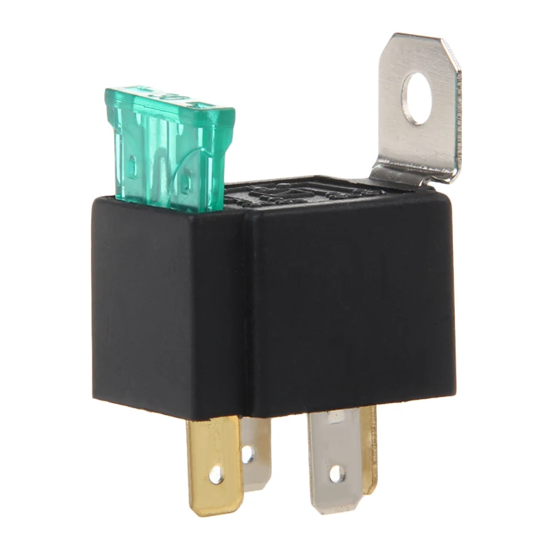 

4-Pin 30A Relays Automatic With Fuse Relay 12V DC Coil Voltage New 2017