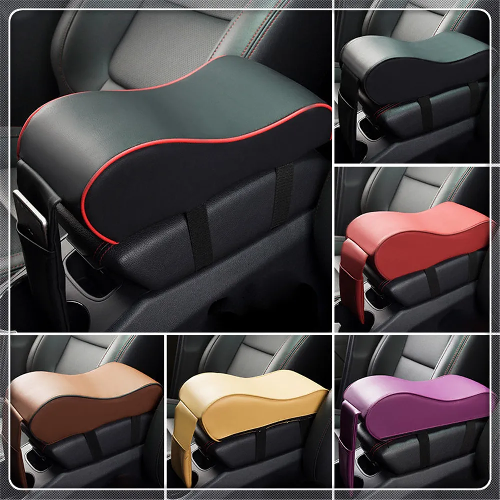 

Leather Car Armrest Pad Auto Center Console Arm Rest Seat Box for BMW 335is Scooter Gran 760Li 320d 135i E60 E36 F30 F30
