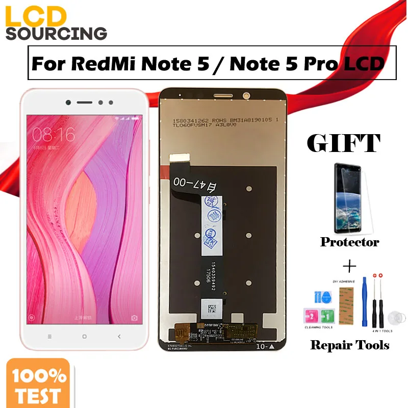 

5.99 inch LCD For Xiaomi Redmi Note 5 / Note 5 Pro LCD Display Digitizer with Frame 10 Touch Screen Replacement Repair Parts