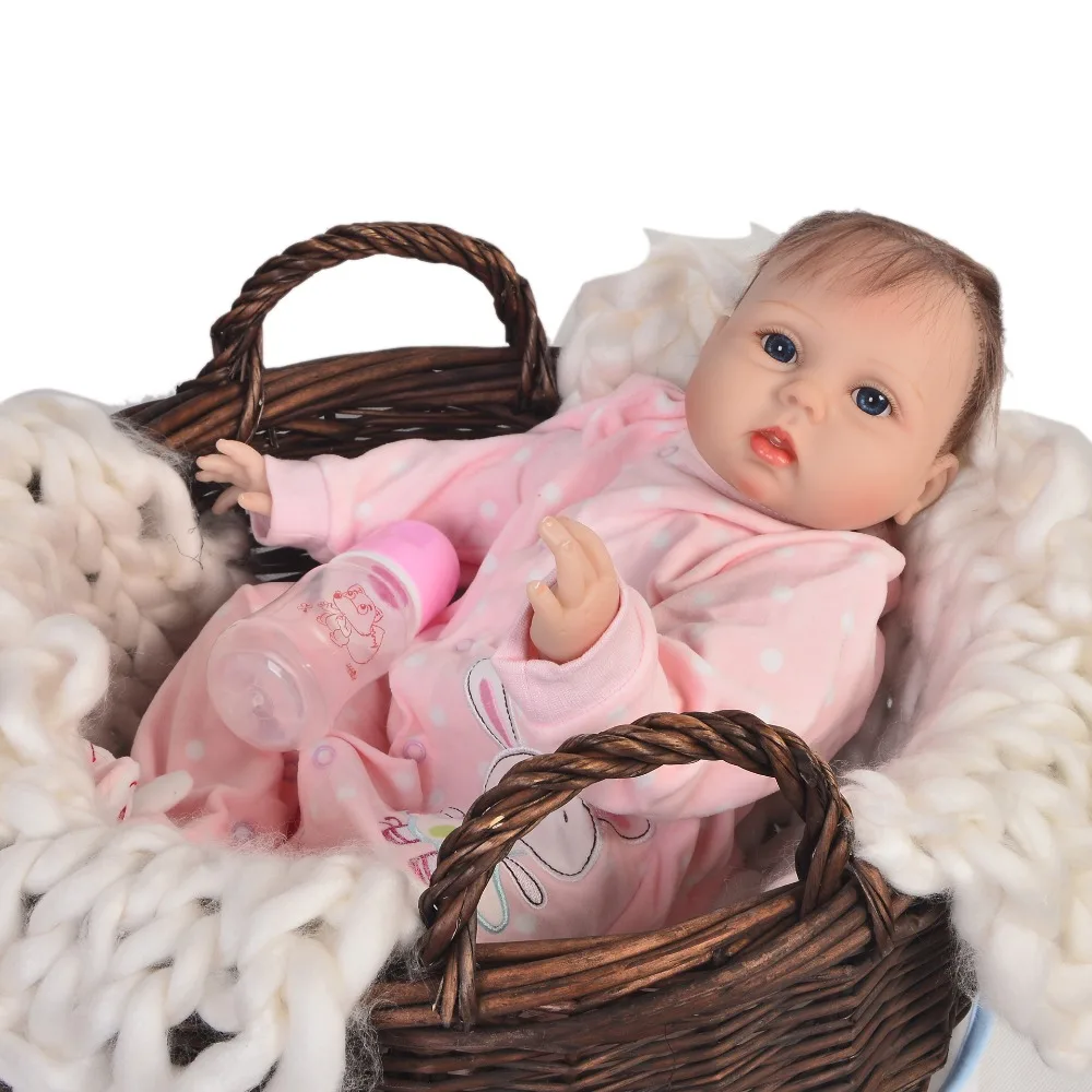55 см Силиконовые Reborn куклы Baby живой реалистичный Boneca Bebe реалистичные настоящая