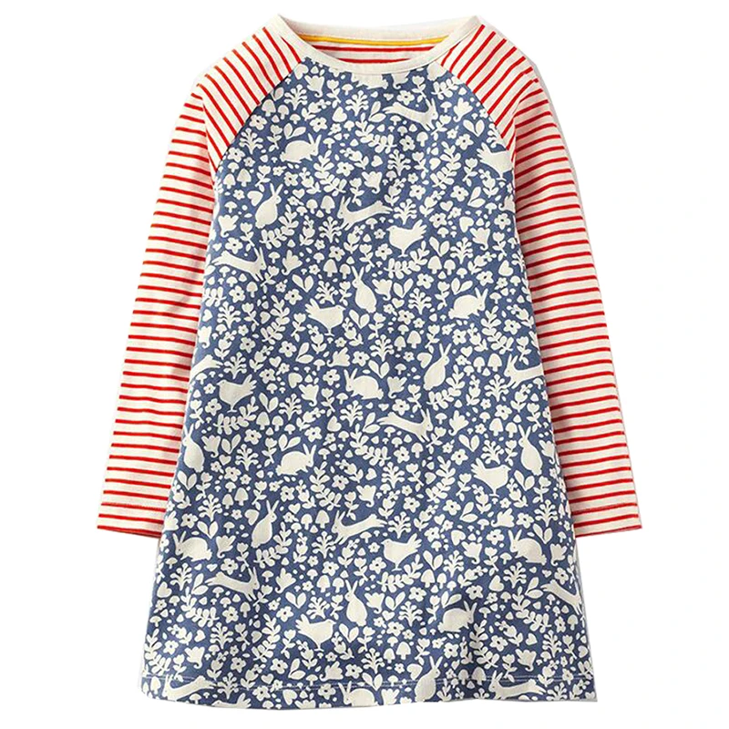 Baby Girls Dresses Long Sleeve 2018 Brand Autumn Children Christmas Dress Kids Clothes Printed Jersey Princess Dress Vestidos Baby Girls Dresses Long Sleeve 2018 Brand Autumn Children Christmas Dress Kids Clothes Printed Jersey Princess Dress Vestidos