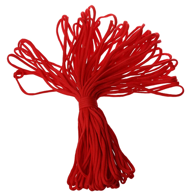 100ft 7 ستراند 550 بقاء Bushcraft Paracord المظلة الحبل الحبل نوع III-الأحمر 100ft 7 ستراند 550 بقاء Bushcraft Paracord المظلة الحبل الحبل نوع III-الأحمر