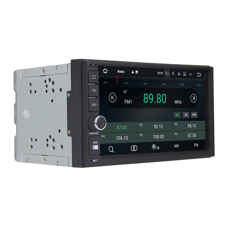 Best Ancluu 7 inch 2 din android 8.1 car dvd player GPS radio for NISSAN Hyundai cars tape recorder navigation 2