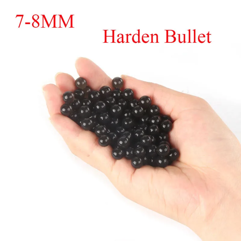 7mm 10000pcs Crystal Black Bullets GunToys Weapon Gun Bomb Shooting