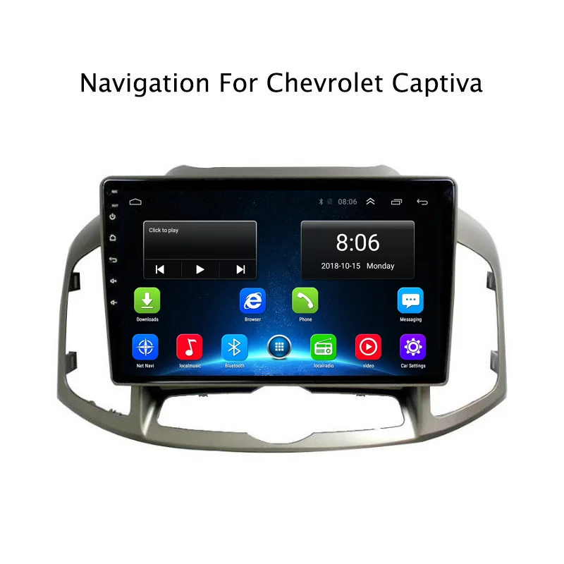 10.1&quot Quad Core Car GPS Navigation For Chevrolet Captiva 2012+ with Radio Head Unit support WIFI/Bluetooth/4G LTE | Автомобили и