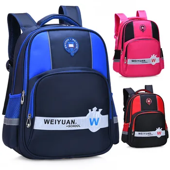 

2019 New Children School Bags for Boys Girls Nylon Backpacks Lighten Burden On Shoulder For Kids Book Bag Mochila Infantil Zip