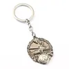 HOT  Game World of Tanks KeyChain Ragland medal round coin Pendent Keyring key chain ring holder for car Fans souvenirs ► Photo 3/6