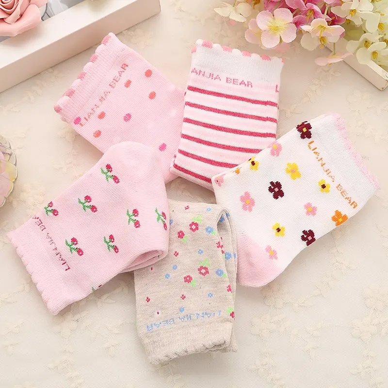 

girl socks calcetines meias sock children kids bock warmers socks for children children's AWYL001-4P
