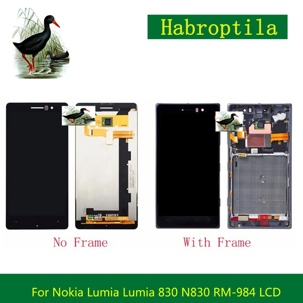 Фото Высокое Качество 5 0 ''для Nokia Lumia 830 N830 RM-984 Полный ЖК-Дисплей с Сенсорный экран