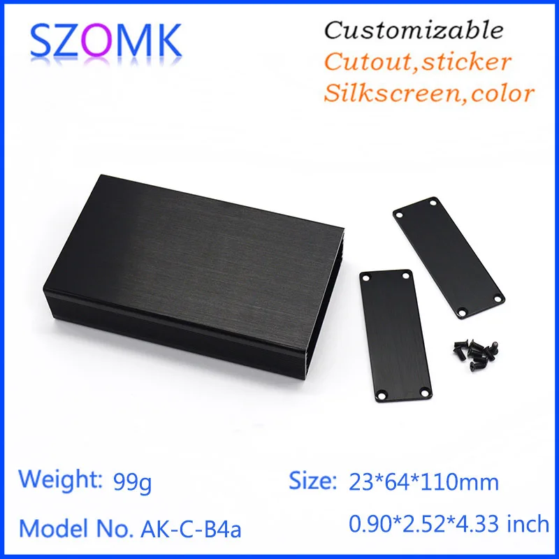 aluminum extrusion case szomk aluminum project box electronics enclosure for pcb aluminum amplifier housing box extruded junction box aluminum diy box pcb control enclosure electrical gps tracker outlet boxes  (8).jpg