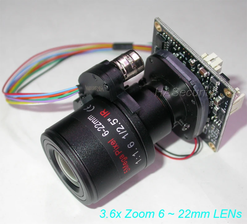 6 22 мм моторизованный зум и фокус объектива AHD/TVI/CVI/CVBS 1/2. 8 &quotSony Exmor STARVIS IMX291 NVP2441