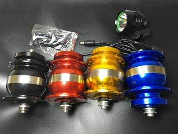 

HEBE 36 hole 3w alloy quick release disc generator power sealed bearing front wheel ebike bicycle hub