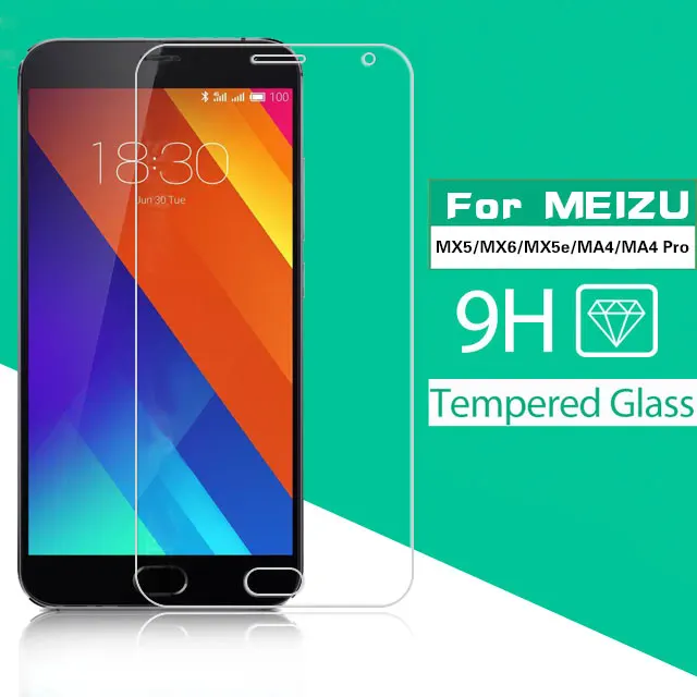 Премиум прозрачное переднее закаленное стекло для Meizu MX6 MX5 MX5e MX4 Pro M685H M685Q защитная