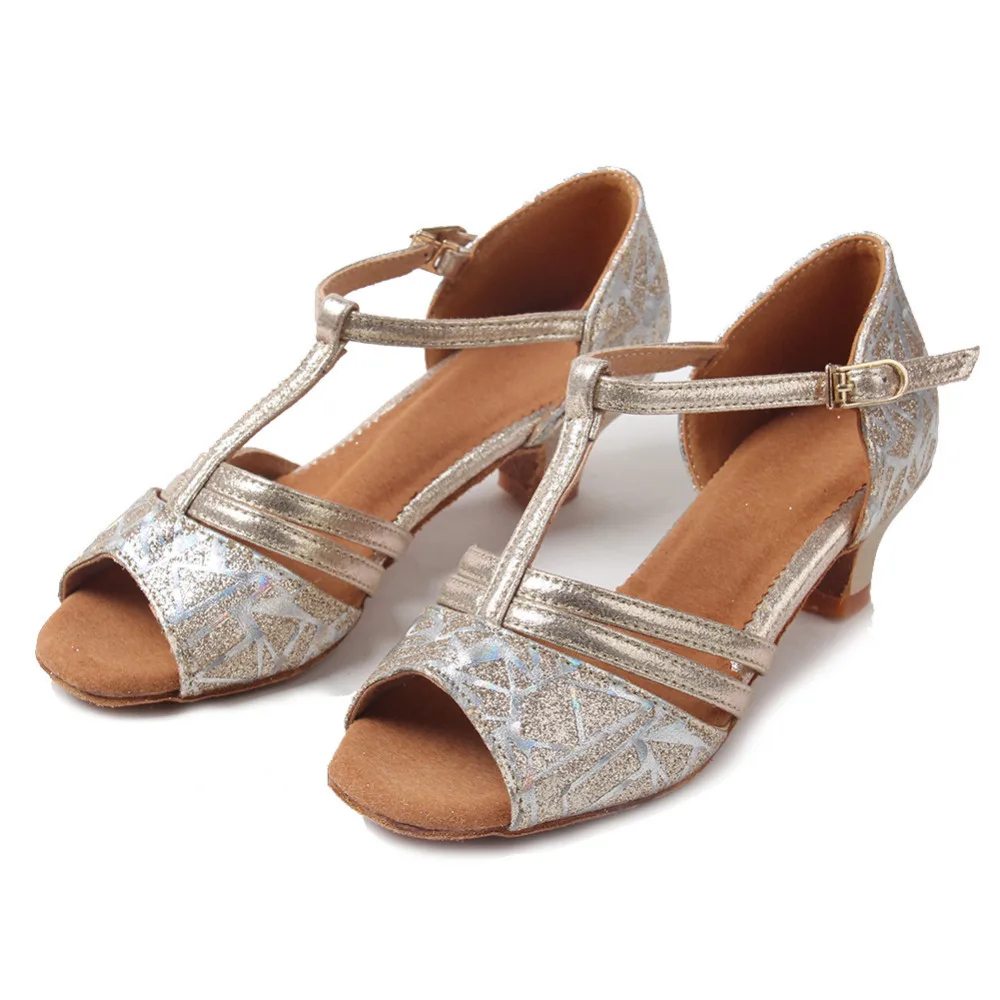 Туфли для бальных танцев на низком каблуке черные блестки|heel sport shoes|shoe tasselshoe heel