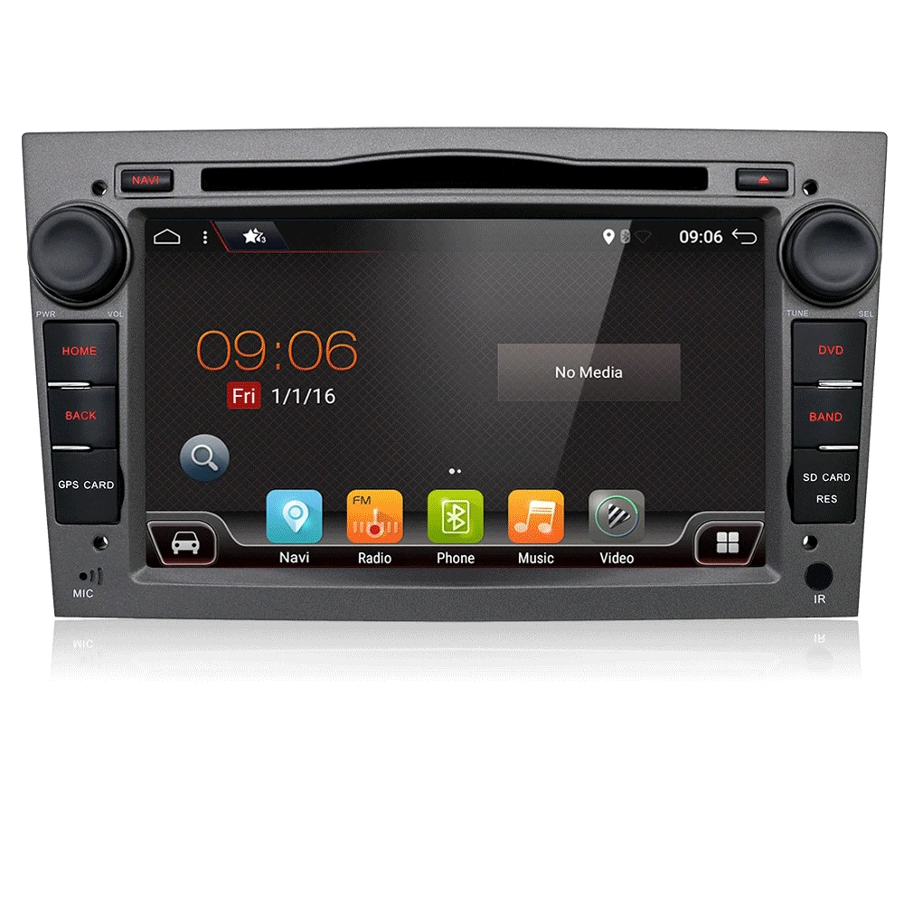 Discount 2 din Octa Core Android 9.0 Car tape recorder GPS DVD Player For Opel Astra H Vectra Corsa Zafira B C G support OBD2 with wifi 1