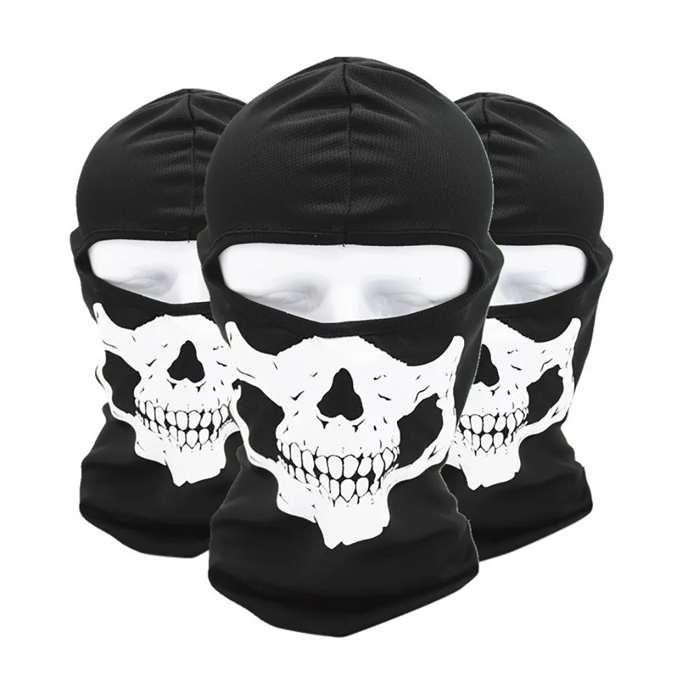 

Tactical Full Face Mask Balaclava Motorcycle Cycling Hunting Outdoor Ski Ghost Skull Masks Costume Helmet Dec28