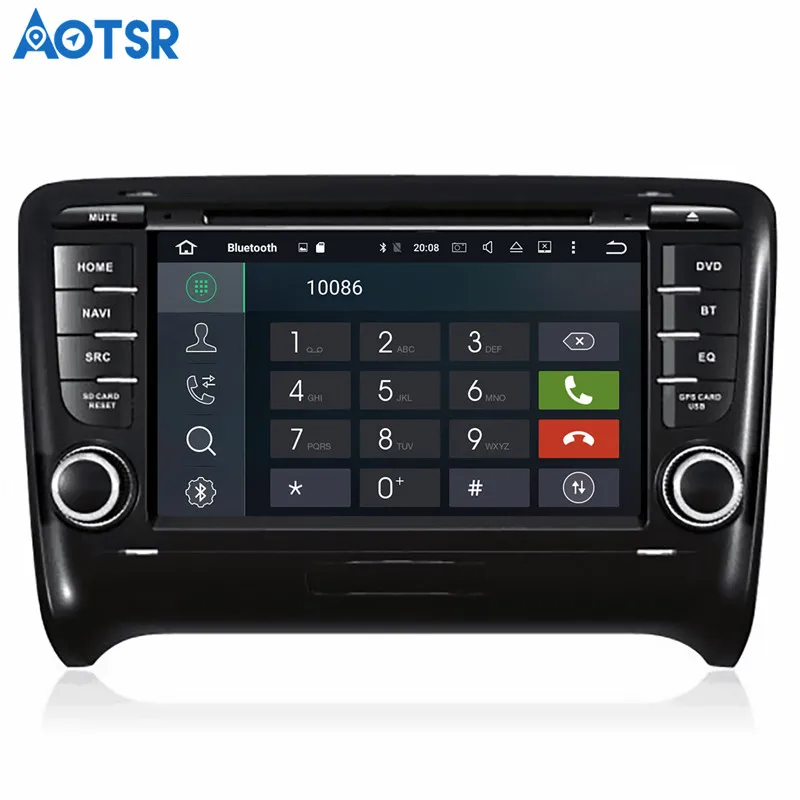 Flash Deal Aotsr Android 8.1 GPS navigation Car DVD Player For AUDI TT 2008-2014 multimedia 2 din radio recorder 4GB+32GB 2GB+16GB 0