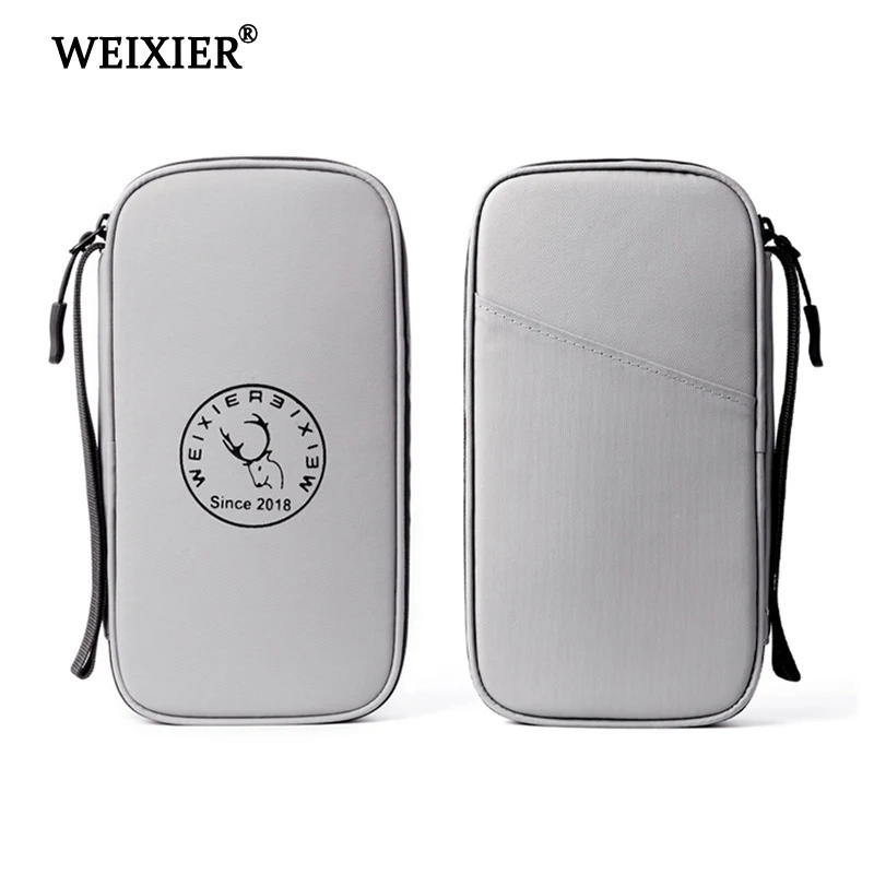 

New Men Multifunctional Long Wallet Zipper Money Clip Men's Simple Design Business Clutch Cellphone Solid Color Bag High Quality