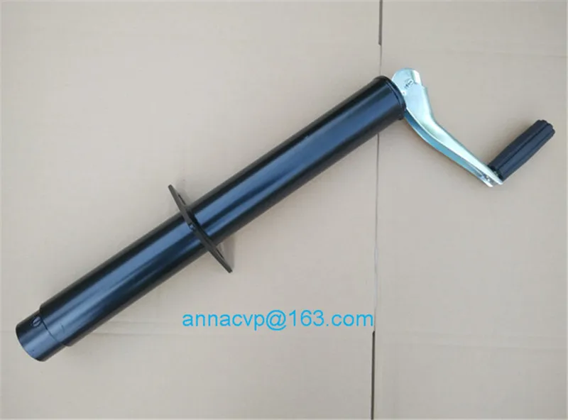 A Frame Topwind Trailer Jack with Foot Plate & Caster wheel 2