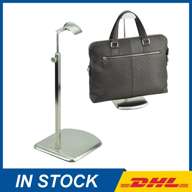 Brushed Silver Bag Hanger Stand, Hanging Bag Display Stand Wholesale