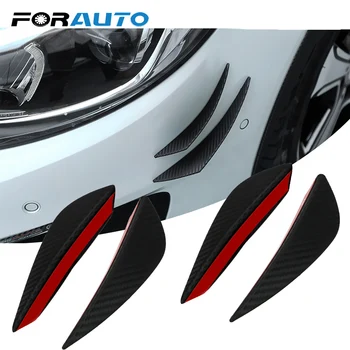 

Bumper Scratch Protection 4 Pieces/Set Car Bumper Stickers Streamline Decoration Strip Car Front/Rear Edge Corner Guard