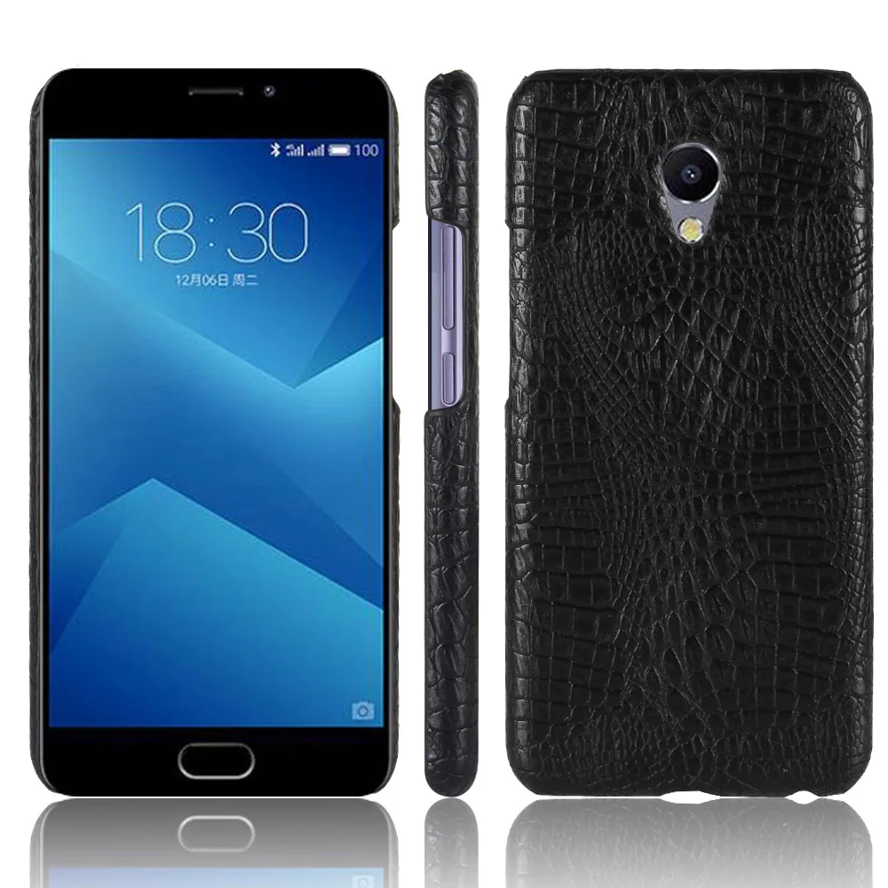

Meizu M5 Note M5Note Case Crocodile Pattern Hard PC+PU Leather Back Cover Case for Meizu M5 Note Phone Hard Cover Protector